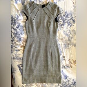 H&M Sophisticated Gray Midi Dress